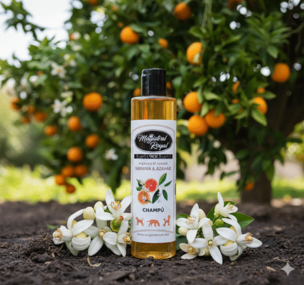 Champú naranja y azahar para perros y gatos - Champú para perros y gatos uso frecuente - Spaperros Roda de Berà
