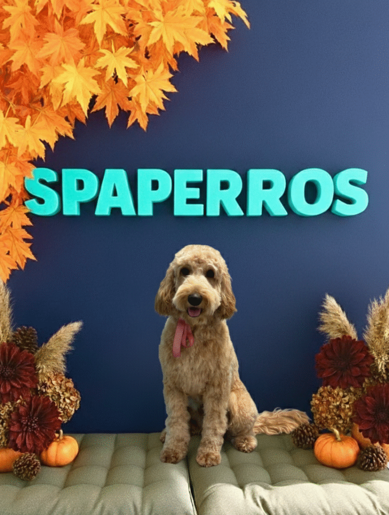 Cherry, una Australian Cobberdog tan dulce como su nombre. una auténtica joya que se ha ganado todos los mimos en Spaperros