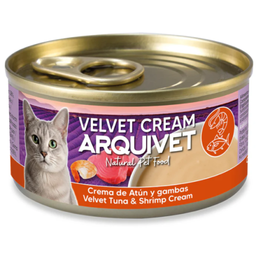 Crema de atún y gambas
