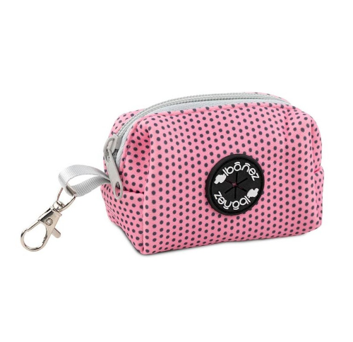 Dispensador de bolsas rosa