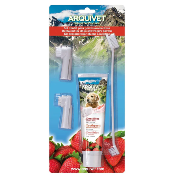 Set dental Set dental con aroma a fresa