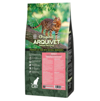 Pienso de salmón y arroz para gato adulto